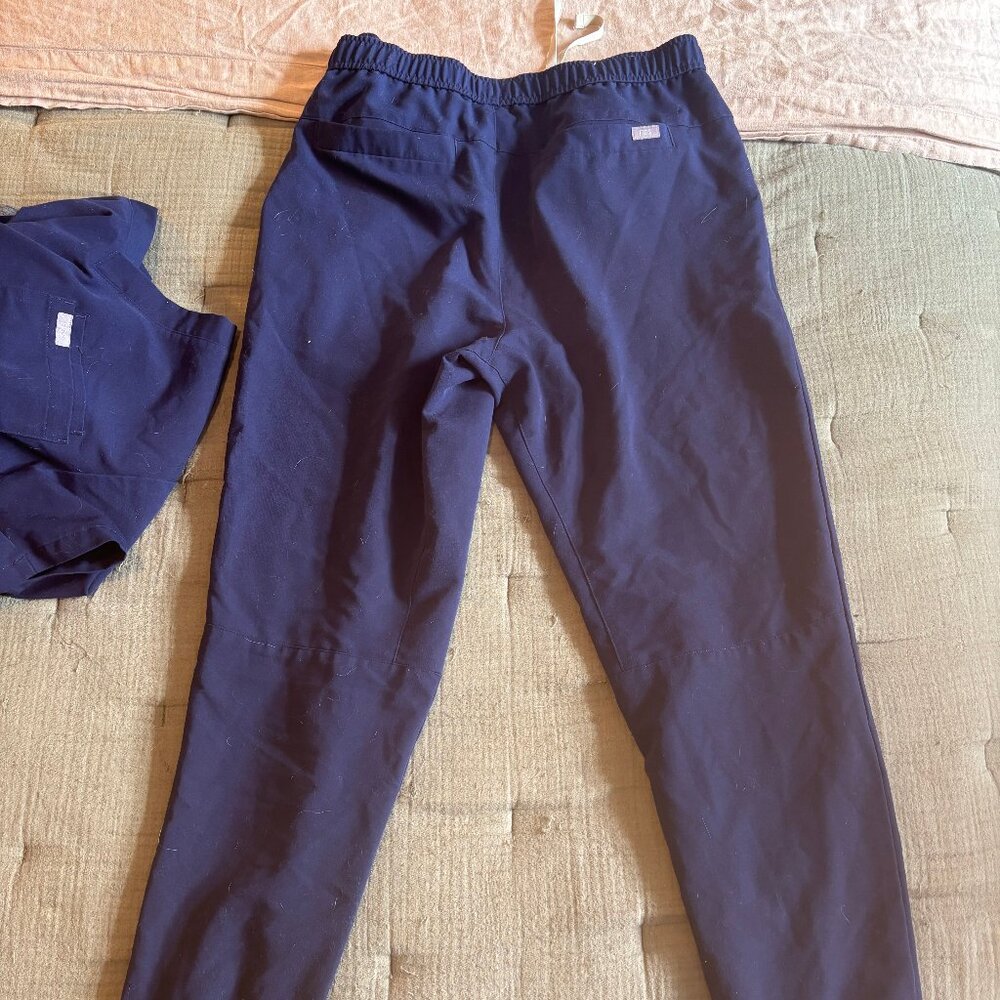 Men's Large/Tall Navy Figs Scrubs Set